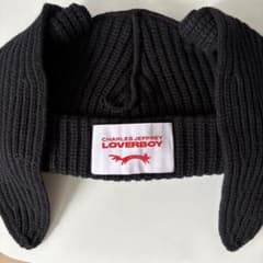 CHARLES JEFFREY LOVERBOY 耳付きニット帽 黒 うさぎのサムネイル