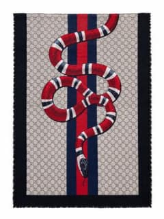 GUCCI スネークデザインスカーフのサムネイル