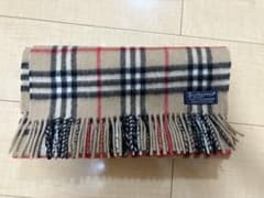 Burberry's 100%カシミヤ チェックマフラーのサムネイル