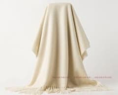 値下げ高品質内モンゴルカシミヤ100%ビッグ大判ストール♪ミルキーホワイト248 値下げ高品質内モンゴルカシミヤ100%ビッグ大判ストール♪ミルキー