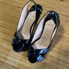 パンプス 黒 サンダル　ルブタン値下げのサムネイル
