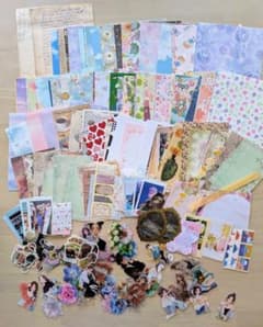 No.56コラージュ素材デザインペーパーまとめ売り300枚のサムネイル