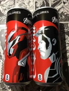 アベンジャーズデザイン コカコーラゼロ250ml アイアンマン&ソーのサムネイル