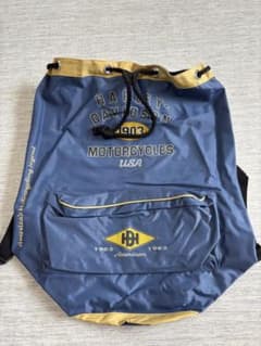 Harley-Davidson 1903-1993 drawstring bag with tags.