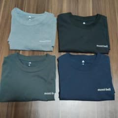 mont-bell Tシャツ 4枚セット XSサイズのサムネイル