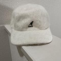 KANGOL カンゴール　キャップ　ホワイト　帽子　モコモコ　白のサムネイル