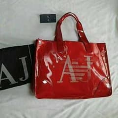 男女兼用♡新品♡アルマーニジーンズ赤色バッグのサムネイル