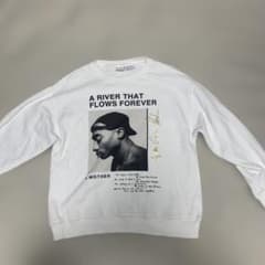 2Pac グラフィック ホワイトスウェット 13-14のサムネイル