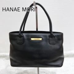 【極美品】ハナエモリ HANAE MORI ハンドバッグ レザー 黒 冠婚葬祭のサムネイル