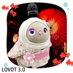 ラボット LOVOT ラボットの服ハンドメイド 桜柄浴衣セット（ピンク