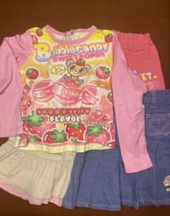 MINI-K キッズ 120 スカートセット 春 秋のサムネイル