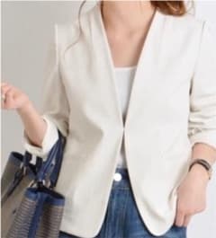 なつ様専用  SHIPS for women  ノーラペルジャケットのサムネイル