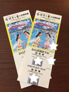ナガシマ ジャンボ海水プール ペア招待券のサムネイル