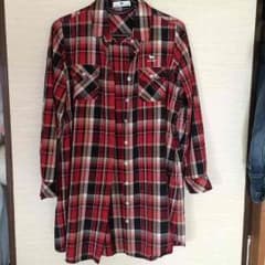 ドッグデプト♡チェックロングシャツのサムネイル