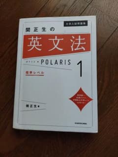 大学入試問題集 関正生の英文法ポラリス[1 標準レベル]のサムネイル