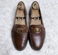 Salvatore Ferragamo レザーローファー ブラウンのサムネイル
