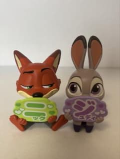 ズートピア　ガチャガチャ　ニック　ジュディのサムネイル