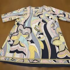 FASHION MESSAGE 半袖 カットソー 総柄のサムネイル