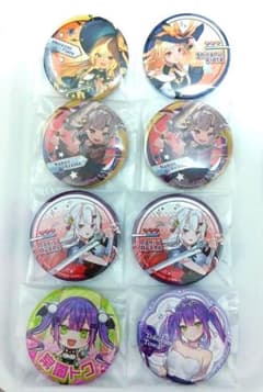 ホロライブ 缶バッジ 8点セット 不知火フレア 百鬼あやめ 常闇トワ