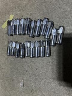 本物　sickspeed  ロング　ホイールナット　メッキ　スチール製のサムネイル