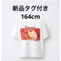ZARA jennie blackpink コラボ Tシャツ ホワイト ruby - メルカリ