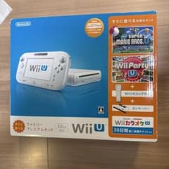 動作確認済 完品 WiiUプレミアムセット リモコン4本 プロコン ソフト9本のサムネイル