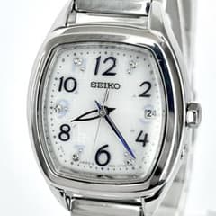 セイコー SEIKO レディース腕時計 稼働 電波ソーラー 磨き済み s2157