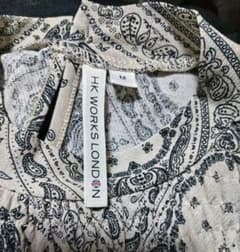 【HK WORKS LONDON】 ノースリーブシャツ　☆バンダナ柄