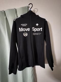 DESCENTE Move Sport フード付きジャケット 黒のサムネイル