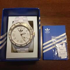 美品 adidas 時計 白金のサムネイル