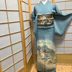 ［6749］色留袖 美品 寿光織 作家物 一つ紋 梅鉢 正絹 着物 袷 6749］色留袖 美品 寿光織 作家物 一つ紋 梅鉢 正絹 着物 袷の通販はau