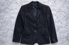 洋服の青山 黒無地 テーラードジャケット 7号 I.M.G.N スーツ ブラックのサムネイル