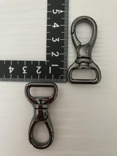 ナスカン 15mm 黒ニッケル おためしセールのサムネイル