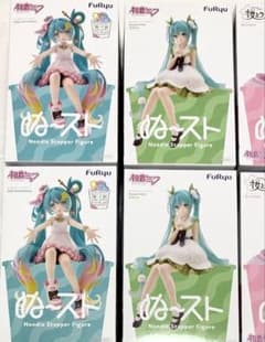 4 개 ぬどる 스토퍼 피규어 하츠네 미쿠 스즈란 Anniversary