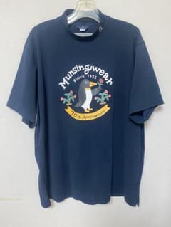 Munsingwear メンズモックネックシャツ （ネイビー） - メルカリ