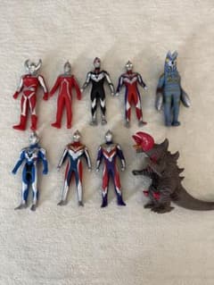 ウルトラマン ソフビ フィギュア 9体セットのサムネイル