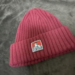 BEN DAVIS ニット帽 ビーニー ワインレッドのサムネイル