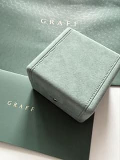 GRAFF earring case/shopper bag, current model, excellent condition.