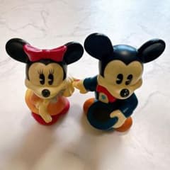 ミッキー ミニー 貯金箱 ディズニー レトロ ヴィンテージ フィギュア