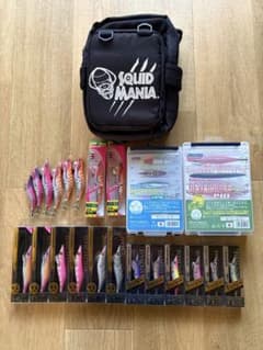 スクイッドマニア　ヤマシタ　エギセット　ランガンバック付き エギセット エギングバック スクイッドマニア ヤマシタ - メルカリ