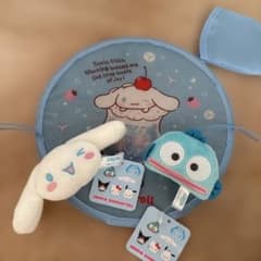 サンリオ ハンギョドン シナモロール　シナモンロールうちわ3点セット