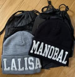 BLACKPINK LISA LALISA ニット帽セットのサムネイル