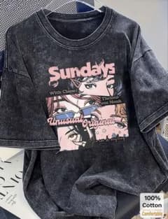 Sundays グラフィック Tシャツ ブラックのサムネイル