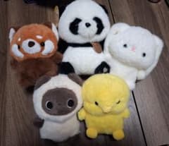 アニマルぬいぐるみ 5種セットのサムネイル