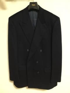 LANVIN Paris ダークネイビーピュアカシミア100%のジャケット LANVIN Paris ダークネイビーピュアカシミア100%のジャケット - メルカリ