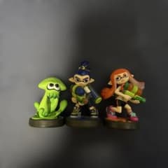 스플라툰 amiibo 보이 오징어 걸 3체 세트