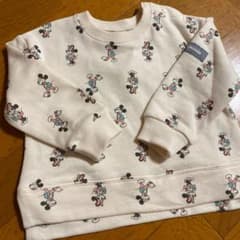 未使用タグ付き　レトロミッキー　ミニー　トレーナー　90のサムネイル