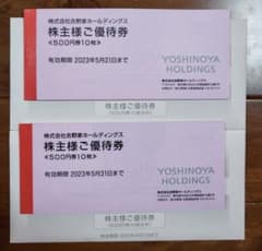[新品] 吉野家　株主優待券　1万円分のサムネイル