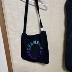 Champion ショルダーバッグ キャンバス ブラックのサムネイル