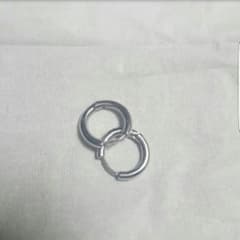 シルバーリングピアス 10mm 2個セットのサムネイル